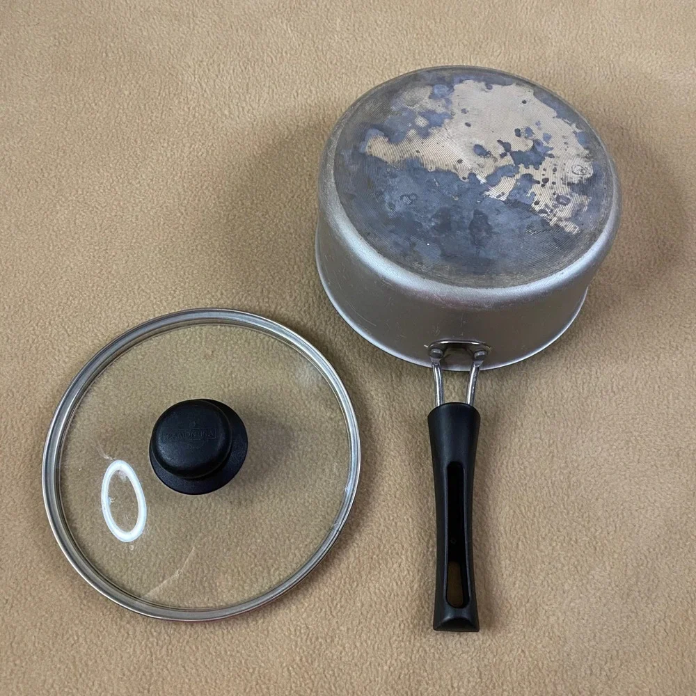 Tramontina Chef Collection Saucepan 3‎ Quart Covered Small Saucepan Pot *FLAW